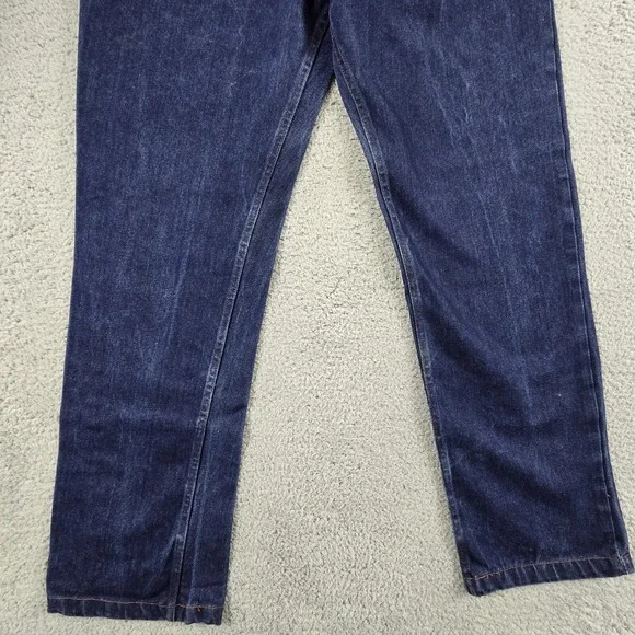 Rasco Mens 38X34 FR Flame Resistant Work Blue Jeans Dark‎ Wash - Picture 4 of 16